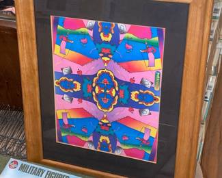 Peter Max Framed Print