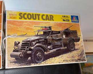 INCREDIBLE Collection Of Model Kits Spanning Many Decades & Brands Such As Matchbox (Mostly Military Related W/ Some Still SEALED!)
