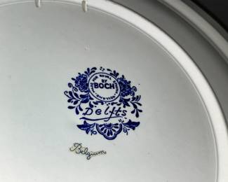 Large Antique Delft Platter