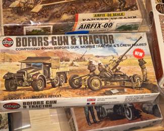 INCREDIBLE Collection Of Model Kits Spanning Many Decades & Brands Such As Matchbox (Mostly Military Related W/ Some Still SEALED!)