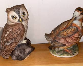 Owl & Bird Figurines