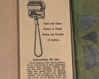 Vintage The "Rapid" Lightning Mincer