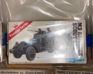 INCREDIBLE Collection Of Model Kits Spanning Many Decades & Brands Such As Matchbox (Mostly Military Related W/ Some Still SEALED!)
