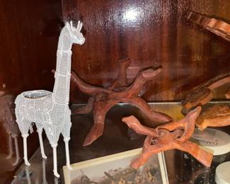Carved Wood Decor