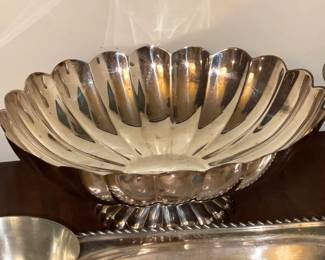 Vintage Tin Trays, Silver Plated Items, & Other Metal/Tin Serving Pieces & Decor