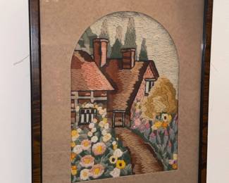 Handmade Yarn Framed Artwork