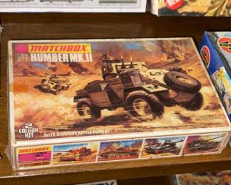 INCREDIBLE Collection Of Model Kits Spanning Many Decades & Brands Such As Matchbox (Mostly Military Related W/ Some Still SEALED!)