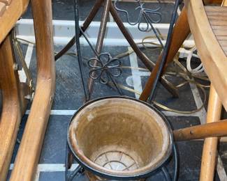 Potted Chair Decor