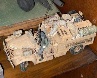 INCREDIBLE Collection Of Pre-Built Model Kits (Mostly Military Themed) W/ Unbelievable Detail!