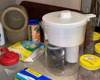 Assorted Kitchen Contents (Bowls, Platters, Mugs, Countertop Appliances, Gadgets, Etc.)