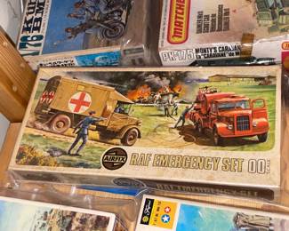 INCREDIBLE Collection Of Model Kits Spanning Many Decades & Brands Such As Matchbox (Mostly Military Related W/ Some Still SEALED!)