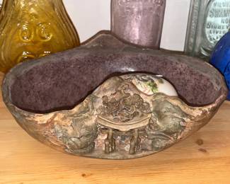 Carved Asian Bowl