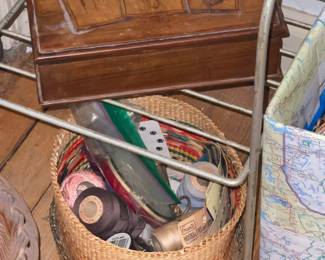 Basket Of Sewing Threads