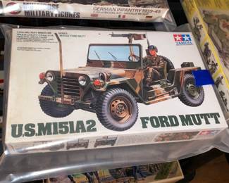 INCREDIBLE Collection Of Model Kits Spanning Many Decades & Brands Such As Matchbox (Mostly Military Related W/ Some Still SEALED!)