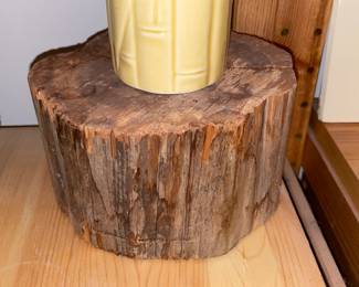 Wooden Tree Trunk Block
