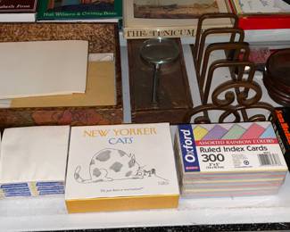 Assorted Office Supplies (Tape, Staplers, Clips, Rubber Bands, Notepads, Etc.)