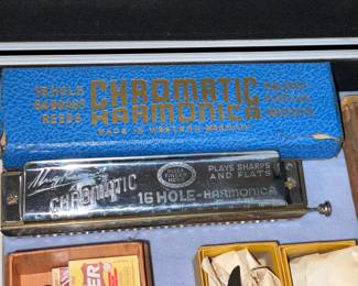 Vintage Chromatic Harmonica
