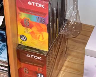Vintage Individually Sealed TDK VHS Tapes