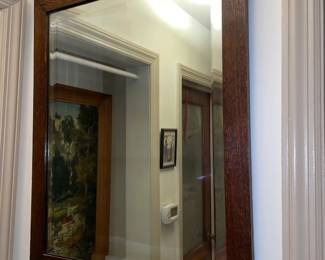 Antique Wooden Mirror