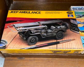 INCREDIBLE Collection Of Model Kits Spanning Many Decades & Brands Such As Matchbox (Mostly Military Related W/ Some Still SEALED!)