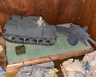 INCREDIBLE Collection Of Pre-Built Model Kits (Mostly Military Themed) W/ Unbelievable Detail!