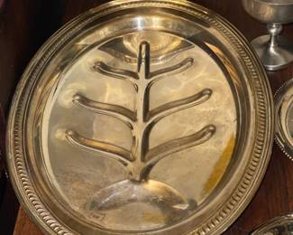 Vintage Tin Trays, Silver Plated Items, & Other Metal/Tin Serving Pieces & Decor