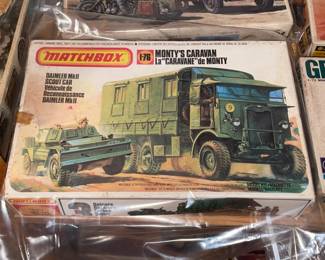 INCREDIBLE Collection Of Model Kits Spanning Many Decades & Brands Such As Matchbox (Mostly Military Related W/ Some Still SEALED!)