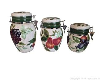 3pc Sakura Sonoma Canister Set