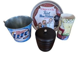 Vintage Breweriana and Barware Lot