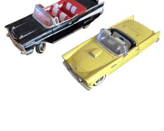 Die Cast Bel Air Convertible and Thunderbird