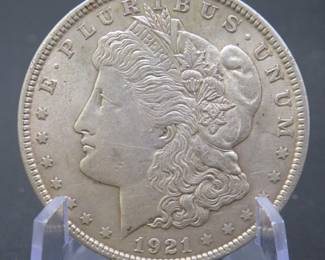 Lot 147. 1921 P Morgan Silver Dollar