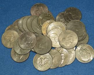 Lot 184. Thirty-five Clad Eisenhower Dollar Coins