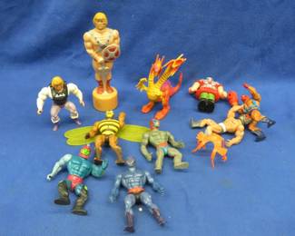 Lot 90. Vintage Masters of the Universe action figures, mostly from Mattel