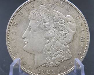 Lot 105. 1921 D Morgan Silver Dollar