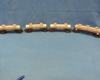 Lot 275. Four Lionel Sunoco tankers