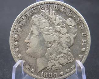 Lot 40. 1880 S Morgan Silver Dollar