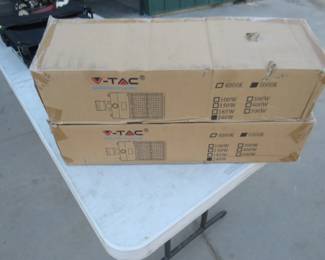 Lot 249. Two NIB Shoebox LED lights