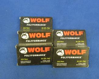 Lot 151. 100 Wolf 223 Rem rounds