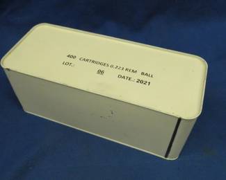 Lot 50. Sealed can of 400 .223 Rem Ball rounds