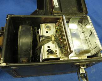 Lot 271. Vintage Viet Nam era Automatic Electric West Test Set, model D-780536-A with instruction papers. Many of these were used by the military in Viet Nam. The history of this one is unknown.