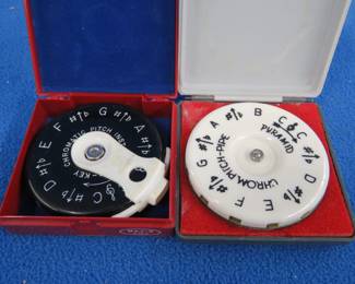 Lot 70. Pyramid and Master Key Chromatic Pitch Instruments