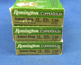 Lot 150. 15 Remington 12-gauge Sabot slugs
