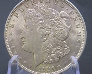 Lot 104. 1921 P Morgan Silver Dollar