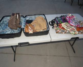 Lot 299. Suitcase with contents