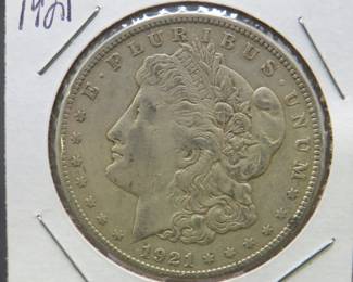 Lot 85. 1921 S Morgan Silver Dollar