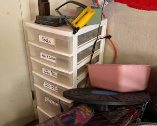 Storage cabinet and contenets