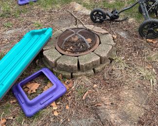 Firepit ALL bricks throughout yard for sale