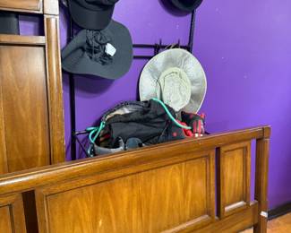 Hats and bedframe
