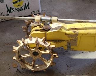 Nelson Rain Train Traveling Sprinkler. Cast Iron.