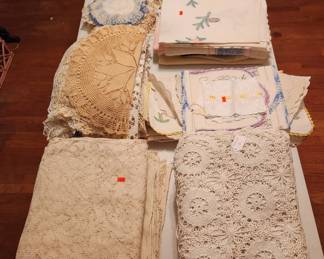 Vintage linens. 